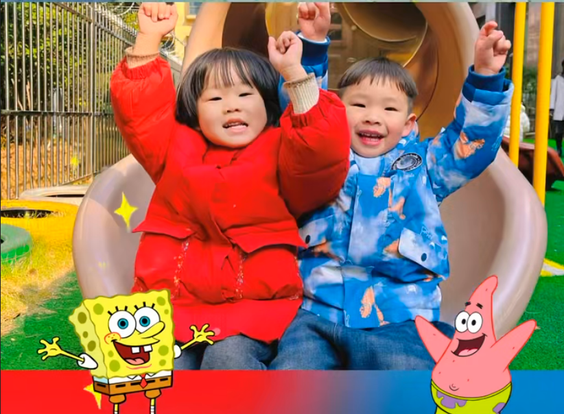 一起来学海绵宝宝拍照吧📷